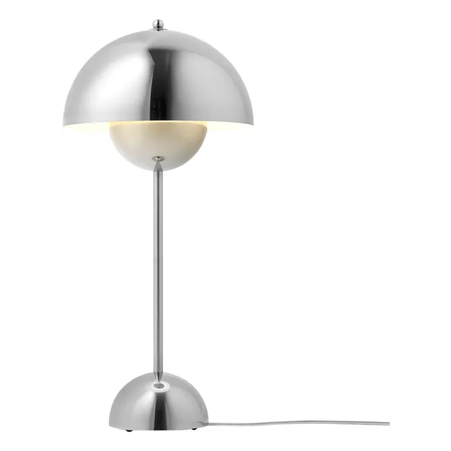 VP3 Flowerpot Table Lamp - Verner Panton, 1969 | Chrome