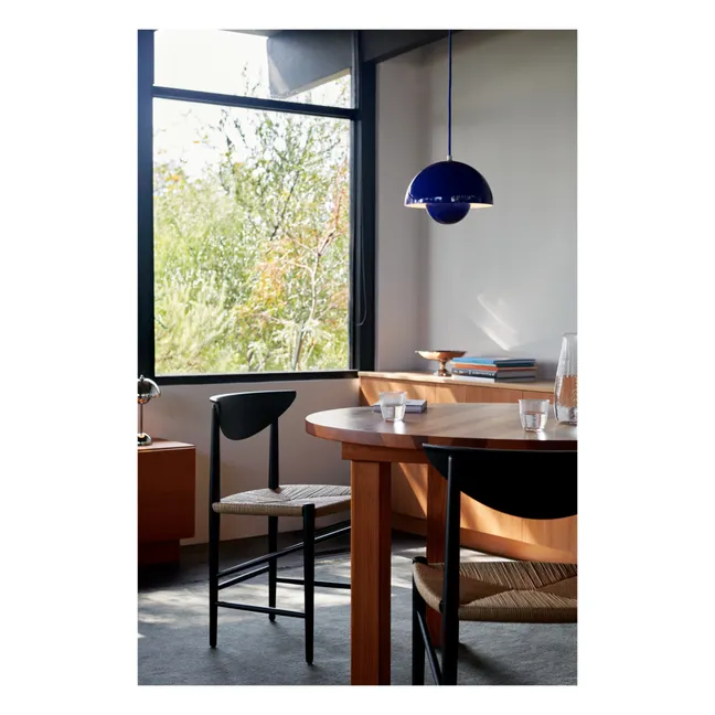 Hängeleuchte Flowerpot VP1, Verner Panton, 1968 | Blau