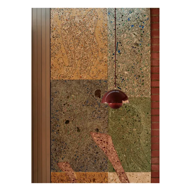 Hängeleuchte Flowerpot VP1, Verner Panton, 1968 | Pflaume