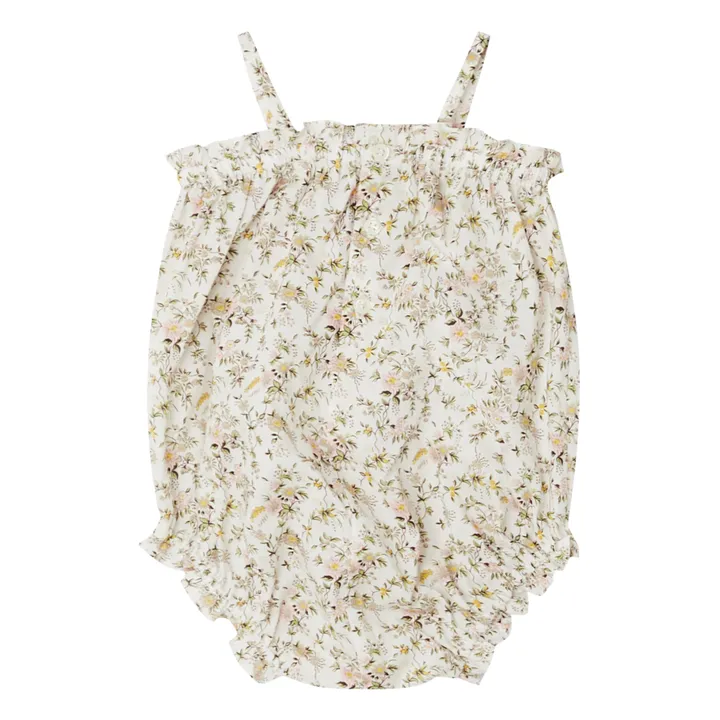 Exclusive Nefle Liberty Print Strappy Romper | Ecru- Product image n°0