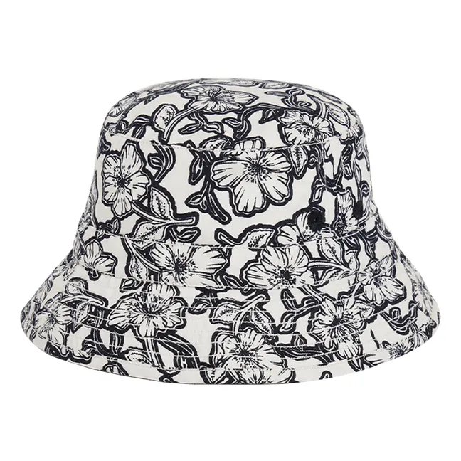 Piob Floral Hat | Black