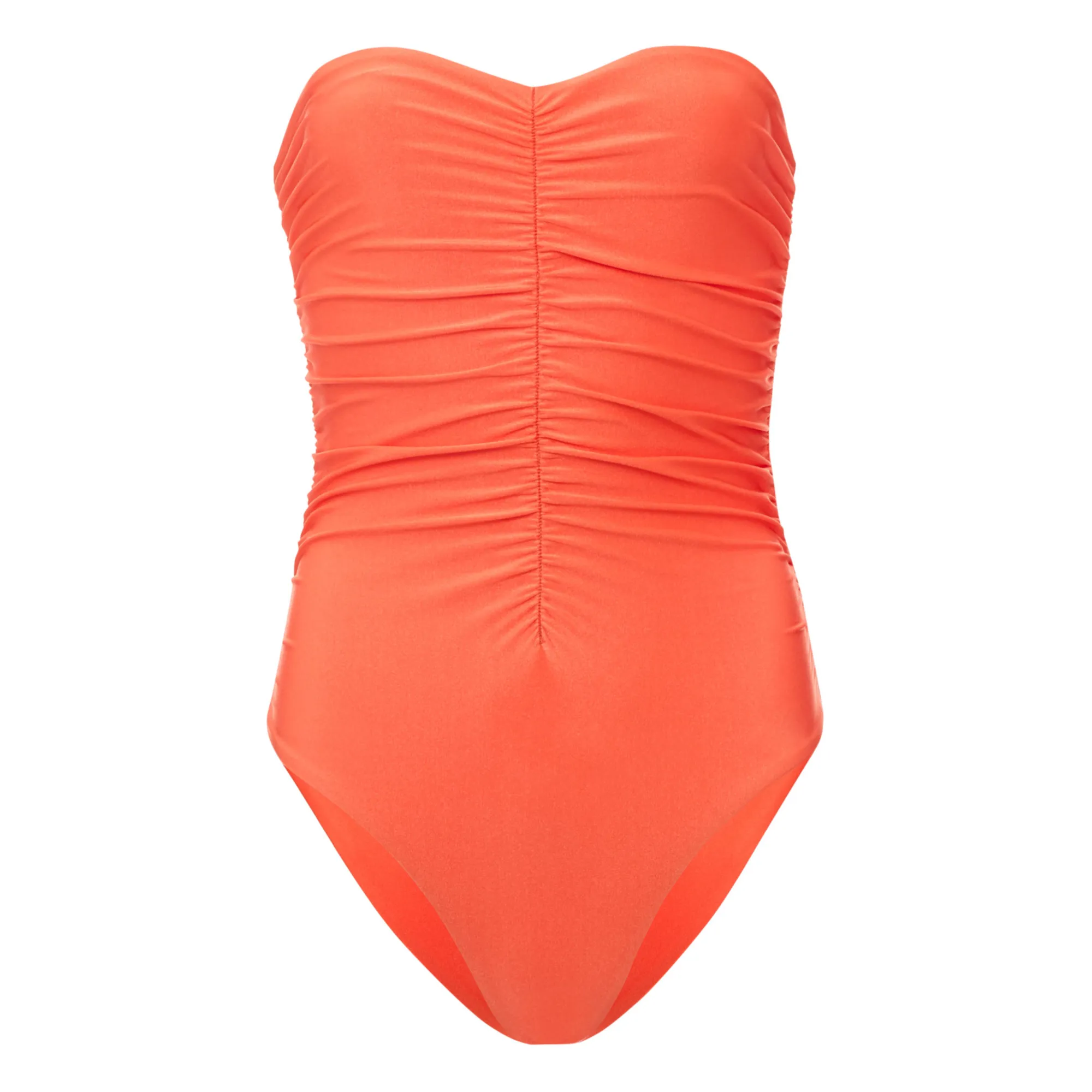Jade Swim Orange Yara One Piece Swimsuit