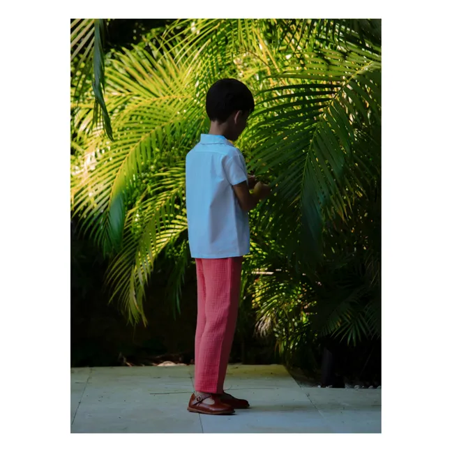 Pantaloni in cotone organico Paul | Rosso