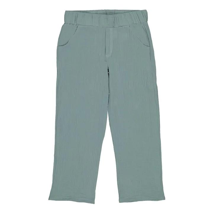 Pantaloni in cotone organico Paul | Blu- Immagine del prodotto n°0