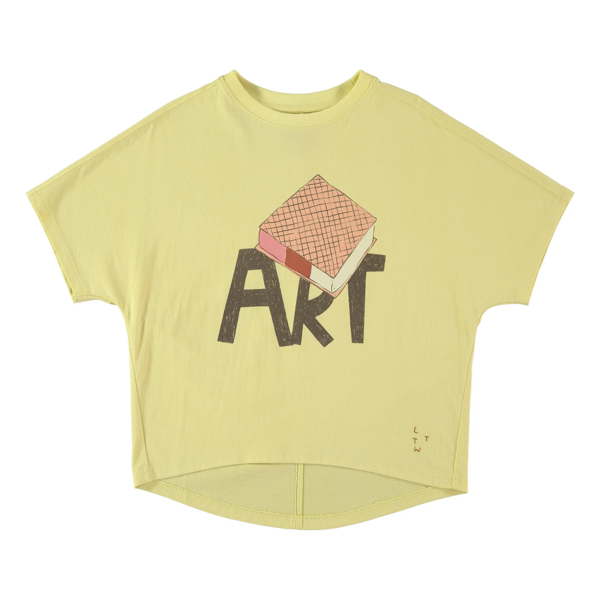 Tabit Organic Cotton T-Shirt  | Yellow- Product image n°0