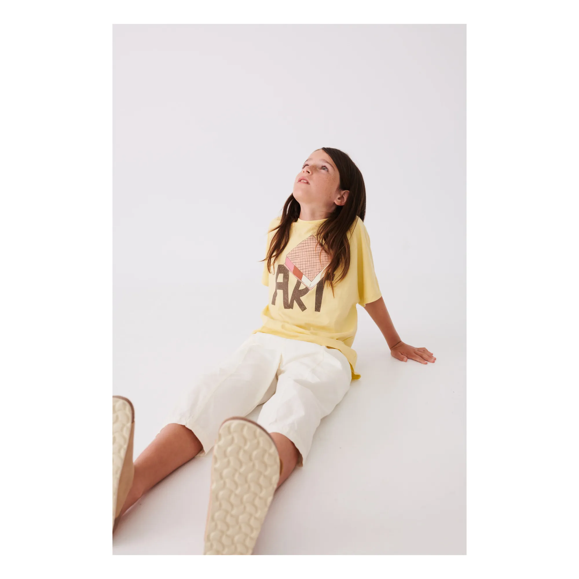 Tabit Organic Cotton T-Shirt  | Yellow- Product image n°2