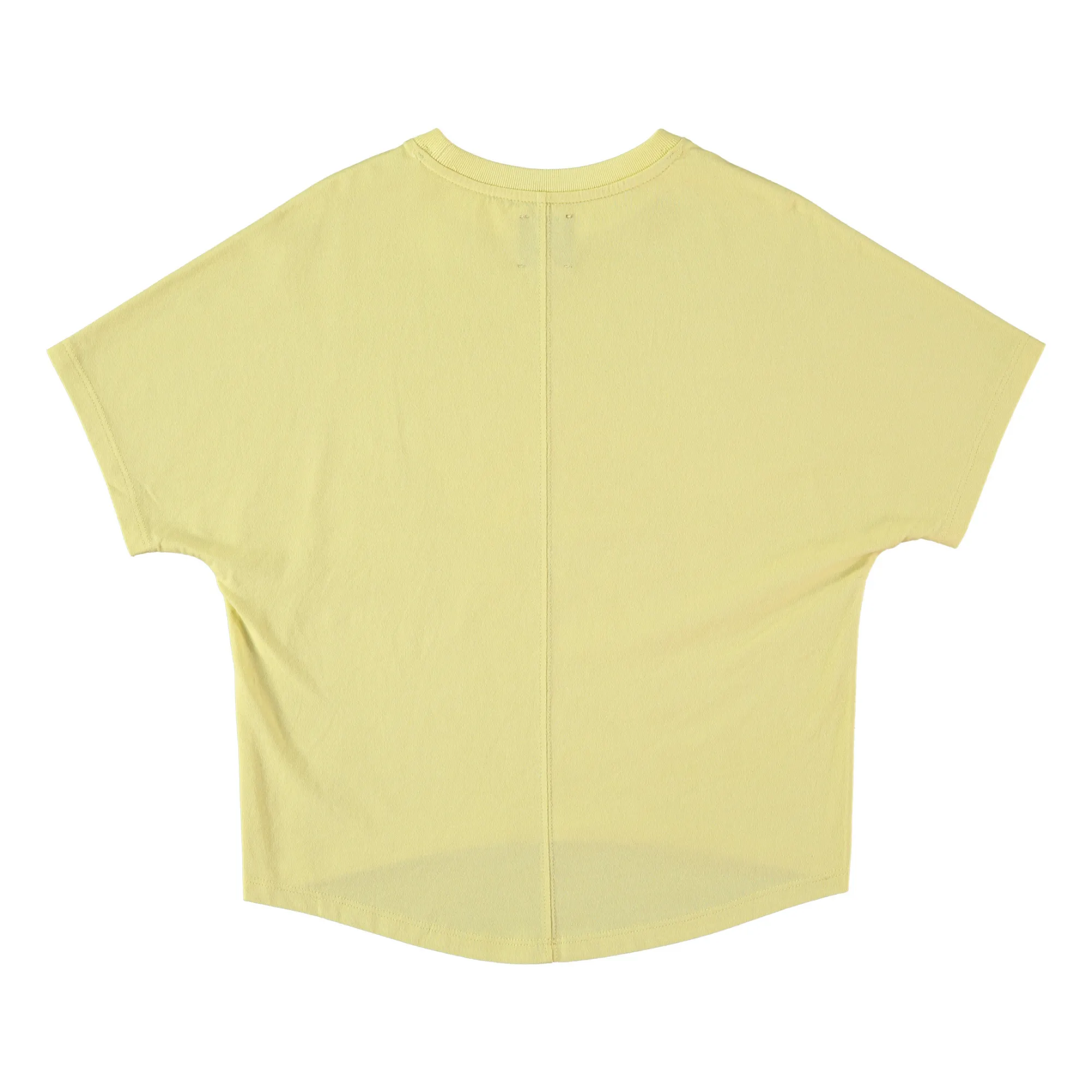 Tabit Organic Cotton T-Shirt  | Yellow- Product image n°3
