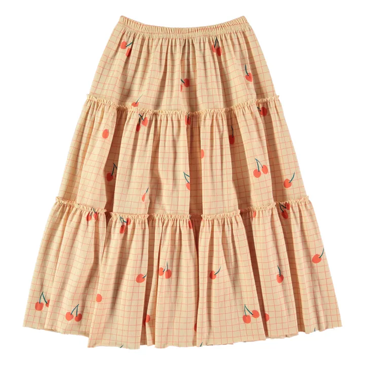 Kat Organic Jersey Skirt  | Pale pink- Product image n°0