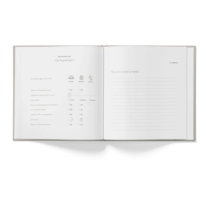 Libro de recién nacido Pure Lin - Volumen 2 | Beige- Imagen del producto n°2