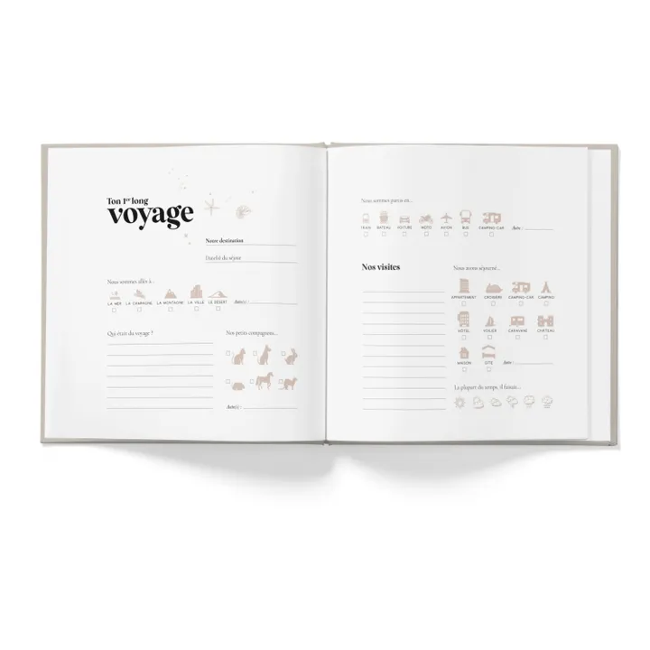 Libro de recién nacido Pure Lin - Volumen 2 | Beige- Imagen del producto n°5