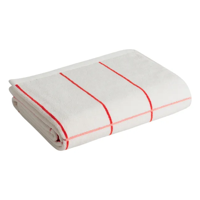 Toalla de baño Bethell | Blanc/Écru