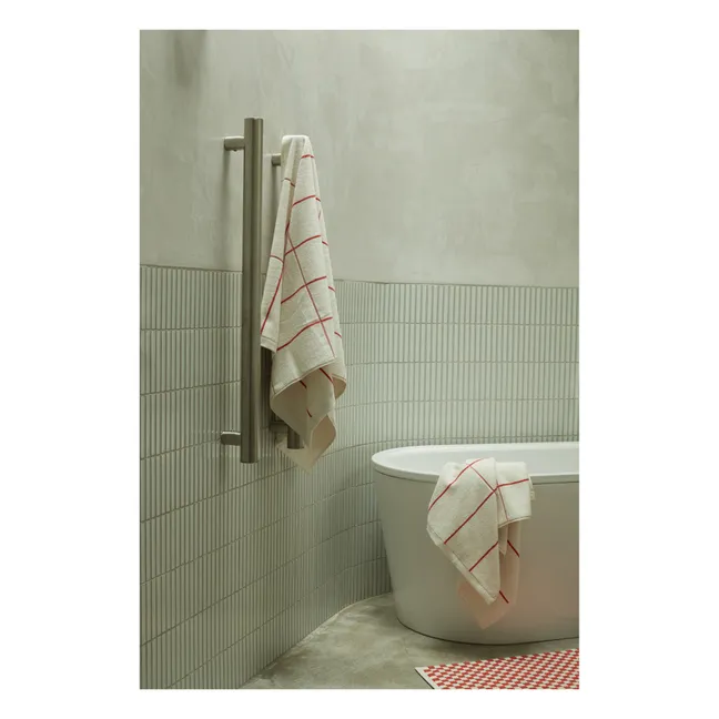 Toalla de baño Bethell | Blanc/Écru