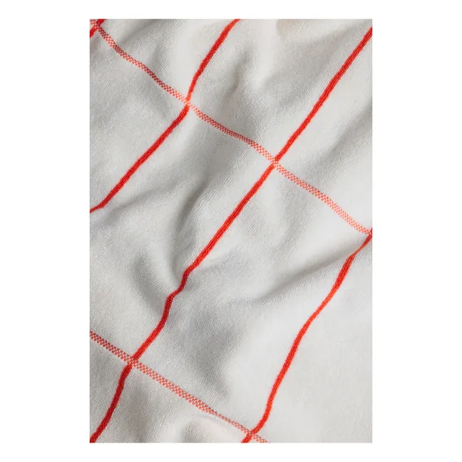 Toalla de baño Bethell | Blanc/Écru