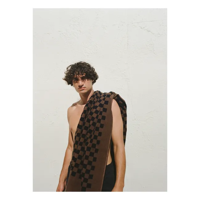 Roman Beach Towel | Brown