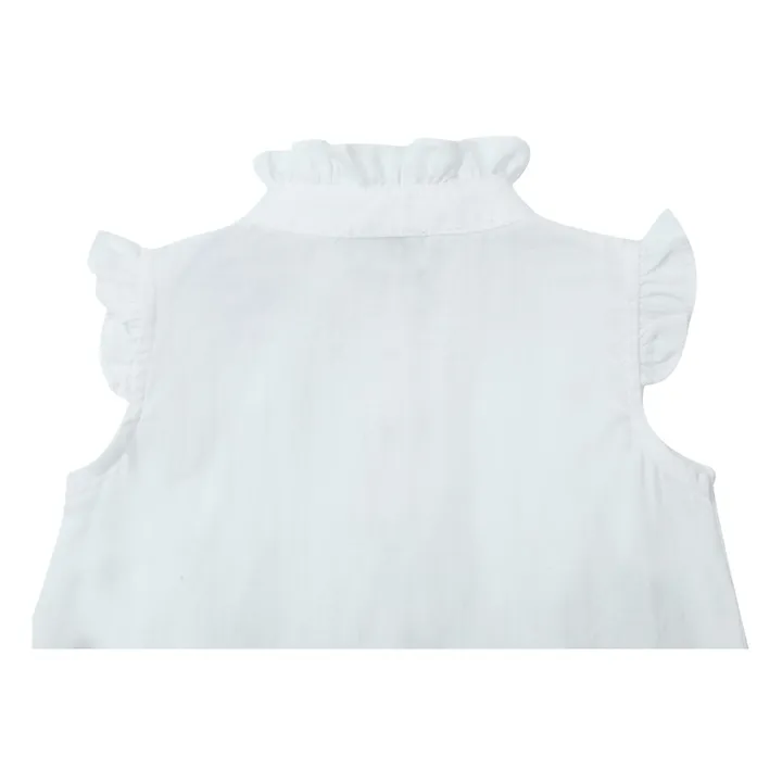 Blusa de volantes Teffi | Blanco- Imagen del producto n°6
