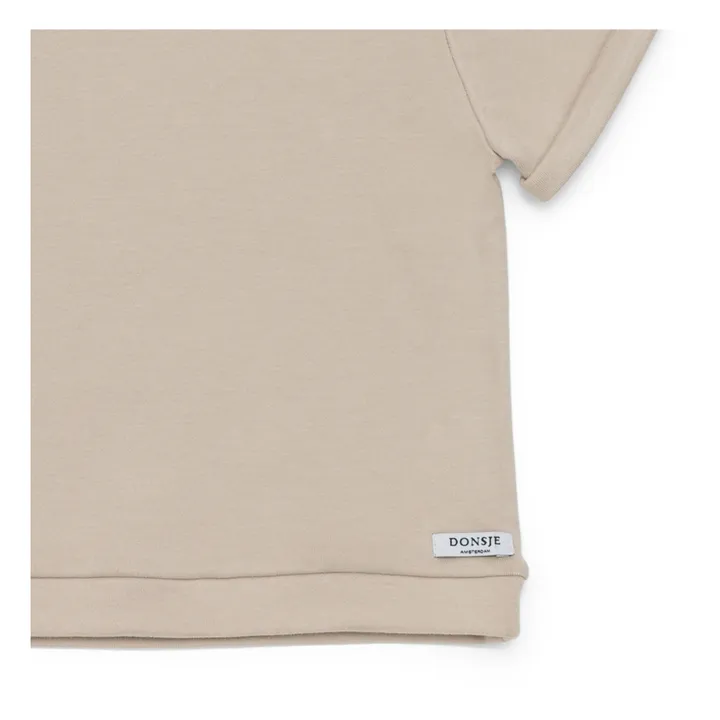 Kuno Organic Cotton T-shirt | Beige- Product image n°3