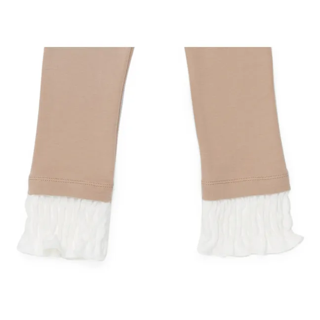 Hase Organic Cotton Leggings | Dusty Pink