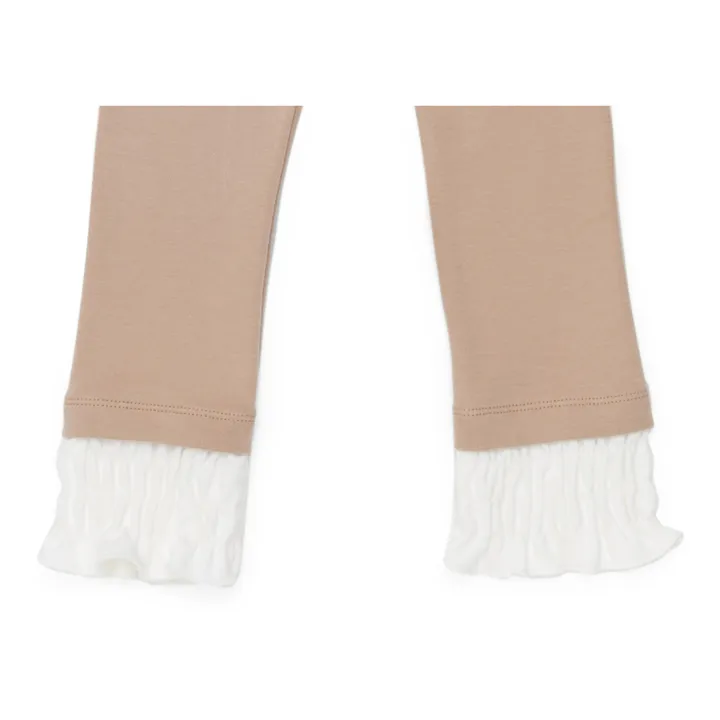 Legging Bio-Baumwolle Hase | Altrosa- Produktbild Nr. 2