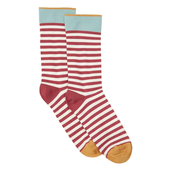 Stripe Socks | Red- Product image n°0