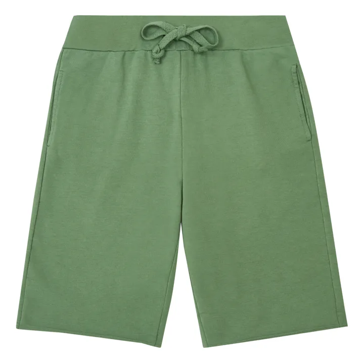 Shorts in Felpa con Tasche | Verde militare- Immagine del prodotto n°0