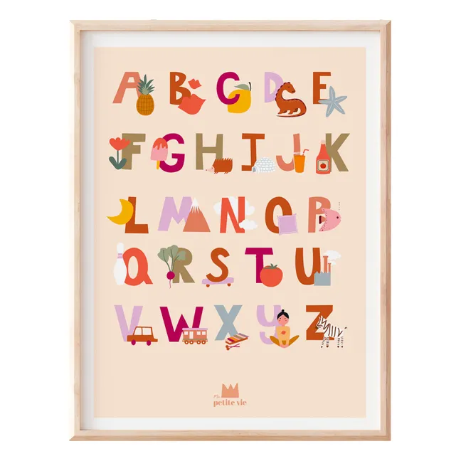 Letters Educational Poster
