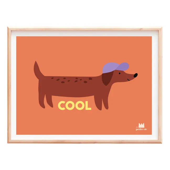 Póster Perro Cool