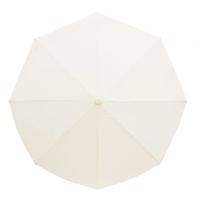 Amalfi Scalloped Parasol | White