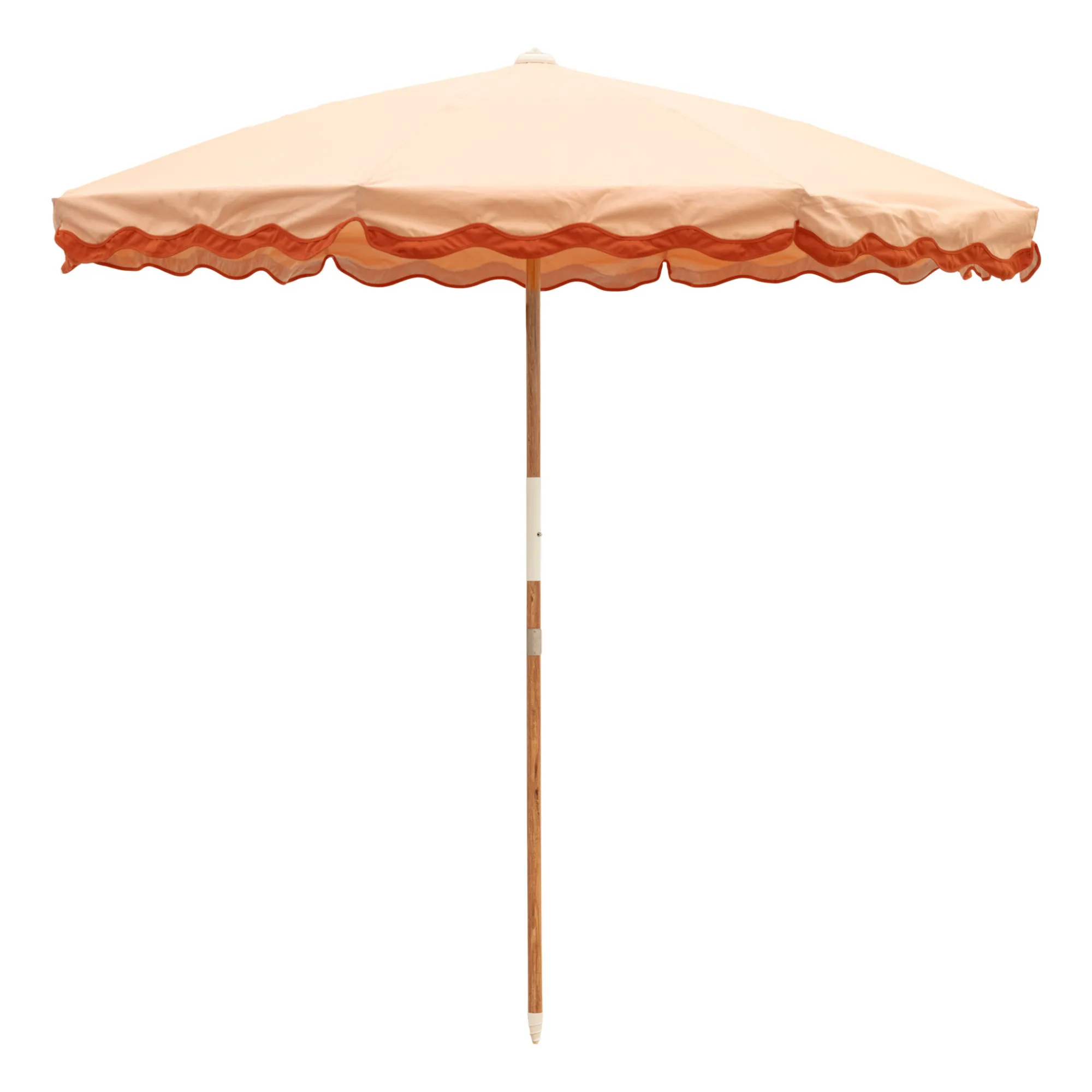 Parasol festonné Amalfi | Rose- Image produit n°0
