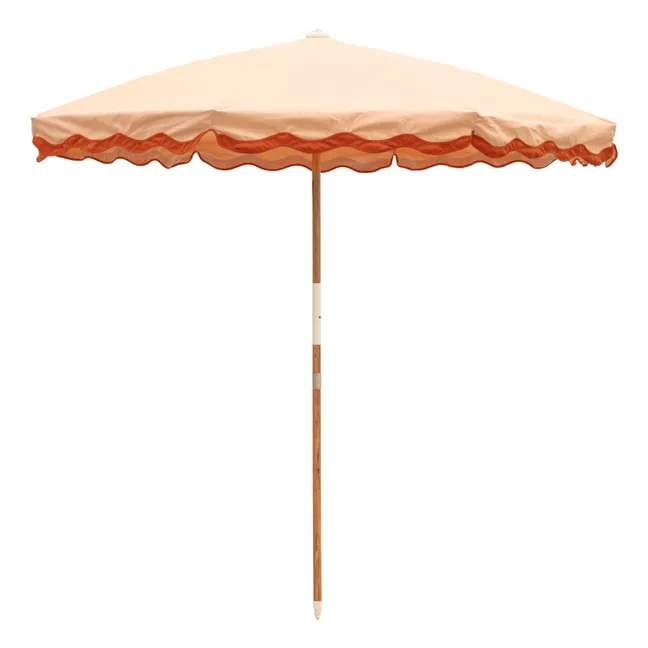 Parasol festonné Amalfi | Rose