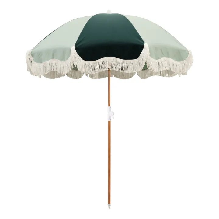 Parasol frangé Holiday | Vert- Image produit n°0
