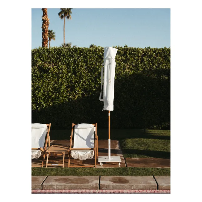 Rollen für Sonnenschirmständer - 4er-Set | Weiß