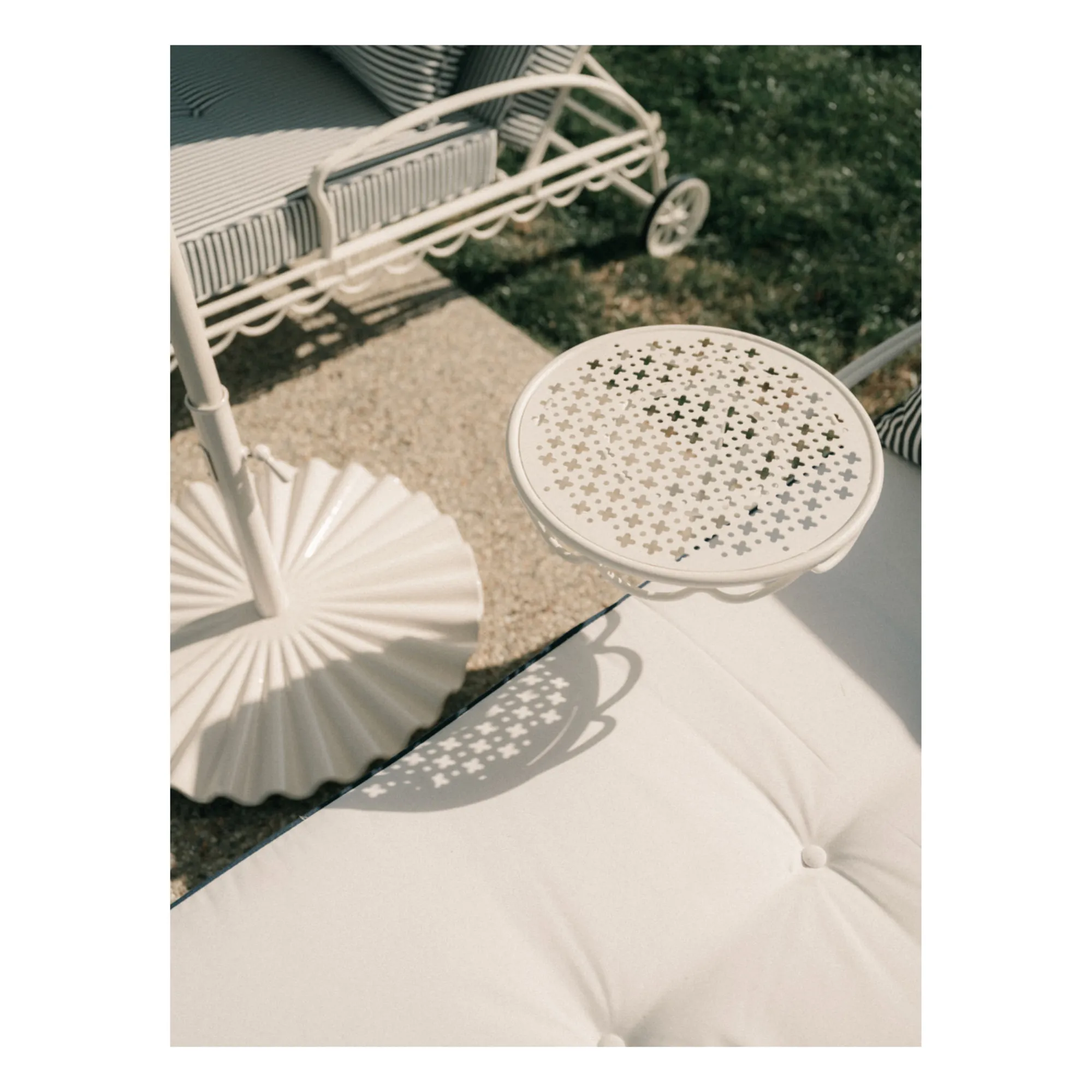 Pied de parasol moulé | Blanc- Image produit n°2