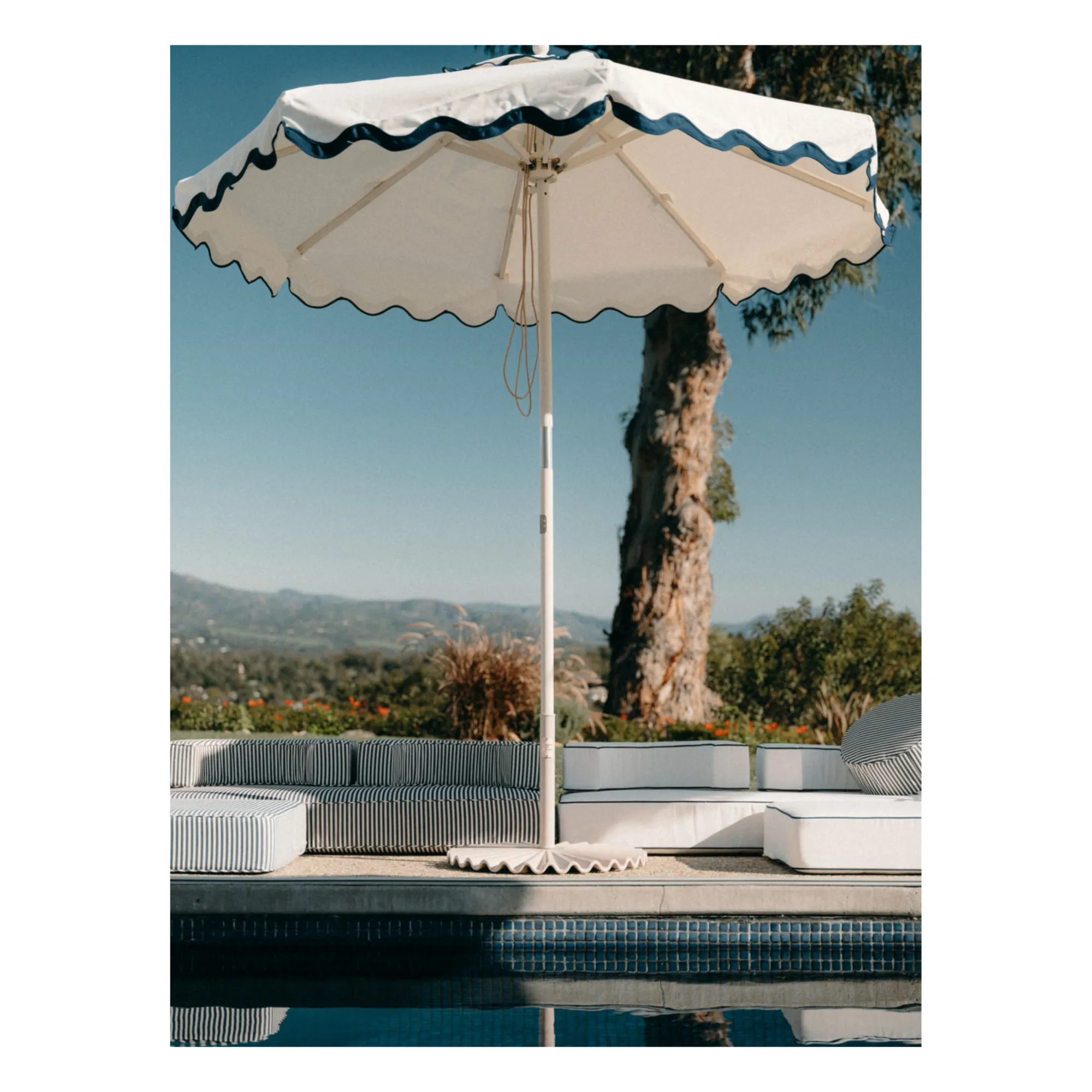 Pied de parasol moulé | Blanc- Image produit n°5