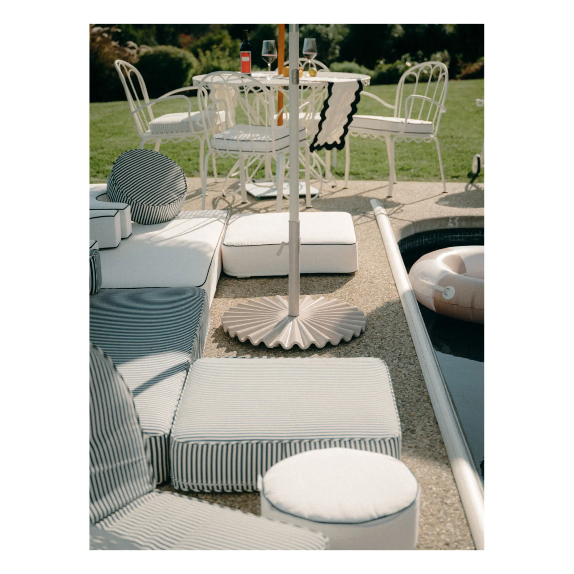 Pied de parasol moulé | Blanc- Image produit n°6