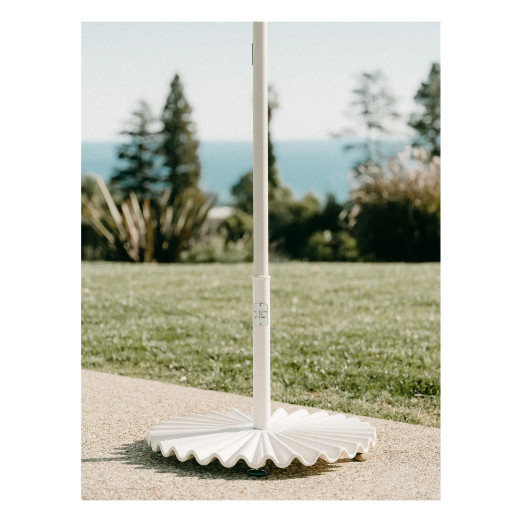 Pied de parasol moulé | Blanc- Image produit n°7