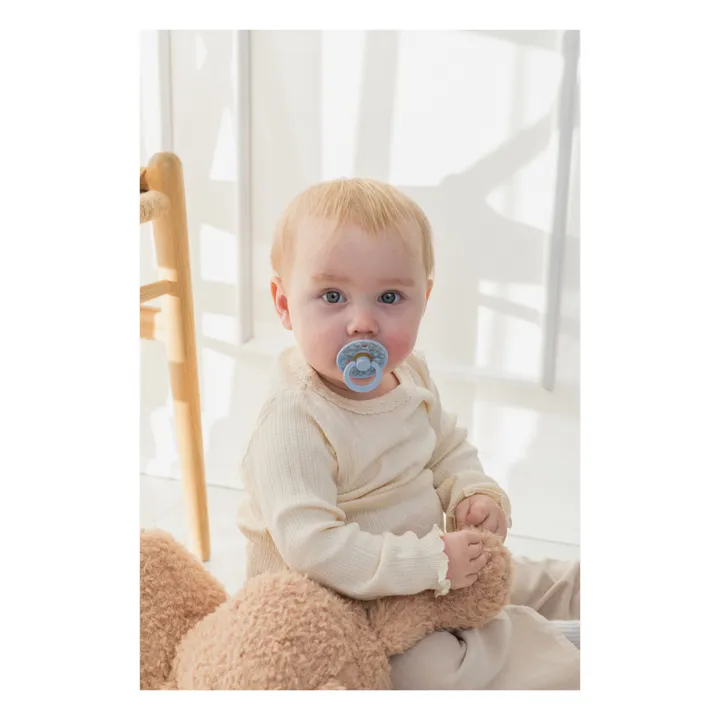 Chupetes de caucho natural Bibs x Liberty - Juego de 2 | Azul Cielo- Imagen del producto n°1