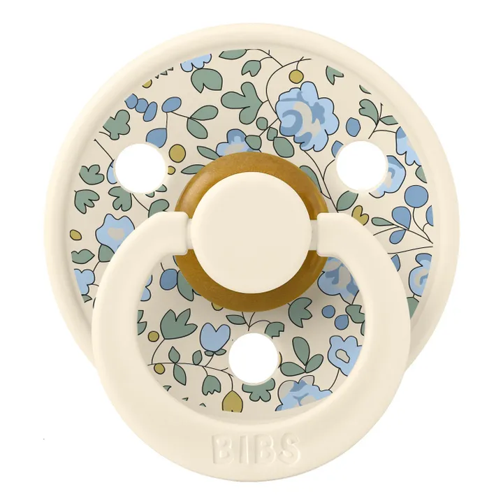 Chupetes de caucho natural Bibs x Liberty - Juego de 2 | Azul Cielo- Imagen del producto n°4
