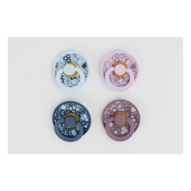Ciucci in silicone Bibs x Liberty - Set di 2 | Viola