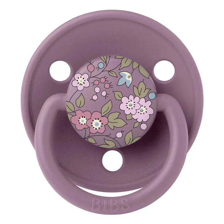 Chupetes de silicona Bibs x Liberty - Juego de 2 | Malva- Imagen del producto n°3