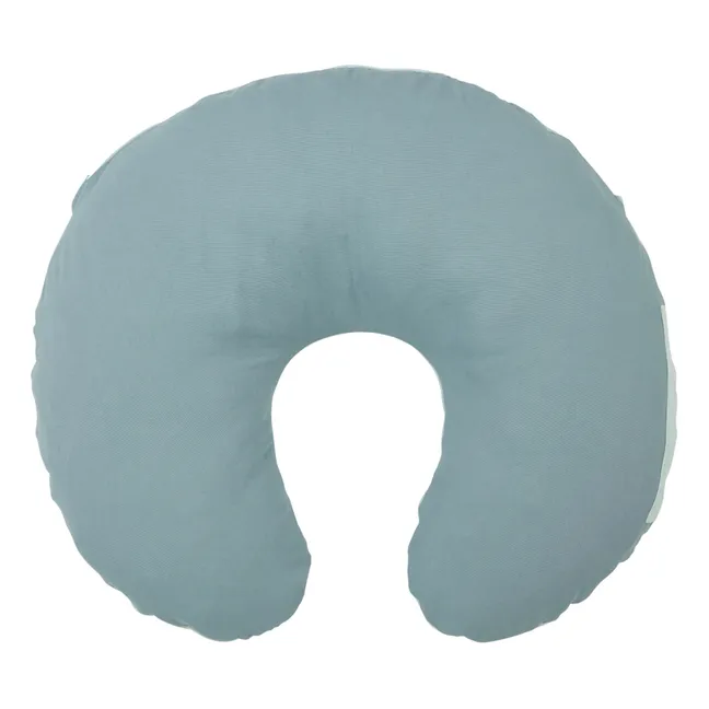 Inflatable Nursing Pillow | Celadon Blue