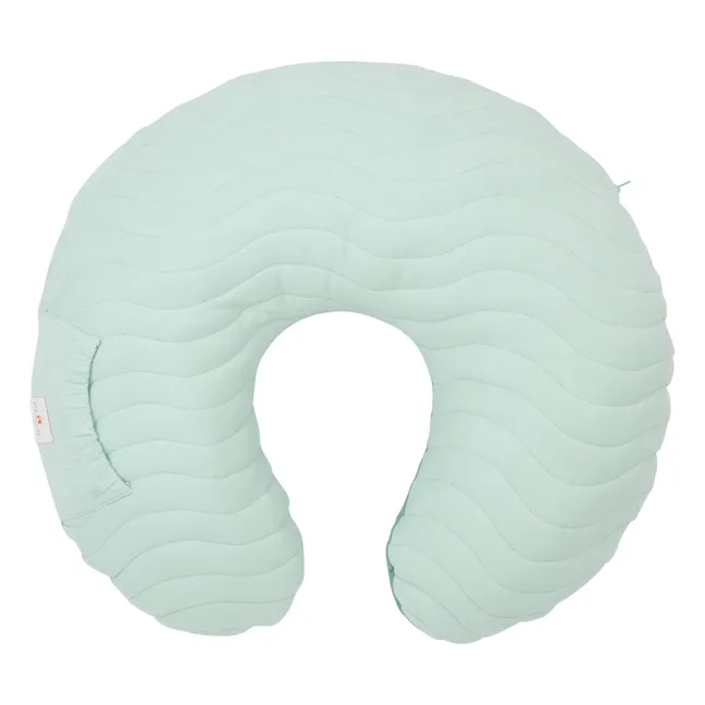 Coussin d'allaitement gonflable | Bleu céladon