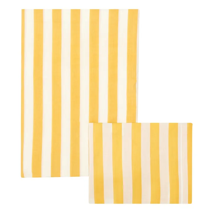 Bettgarnitur Yellow Sun Stripes- Produktbild Nr. 0
