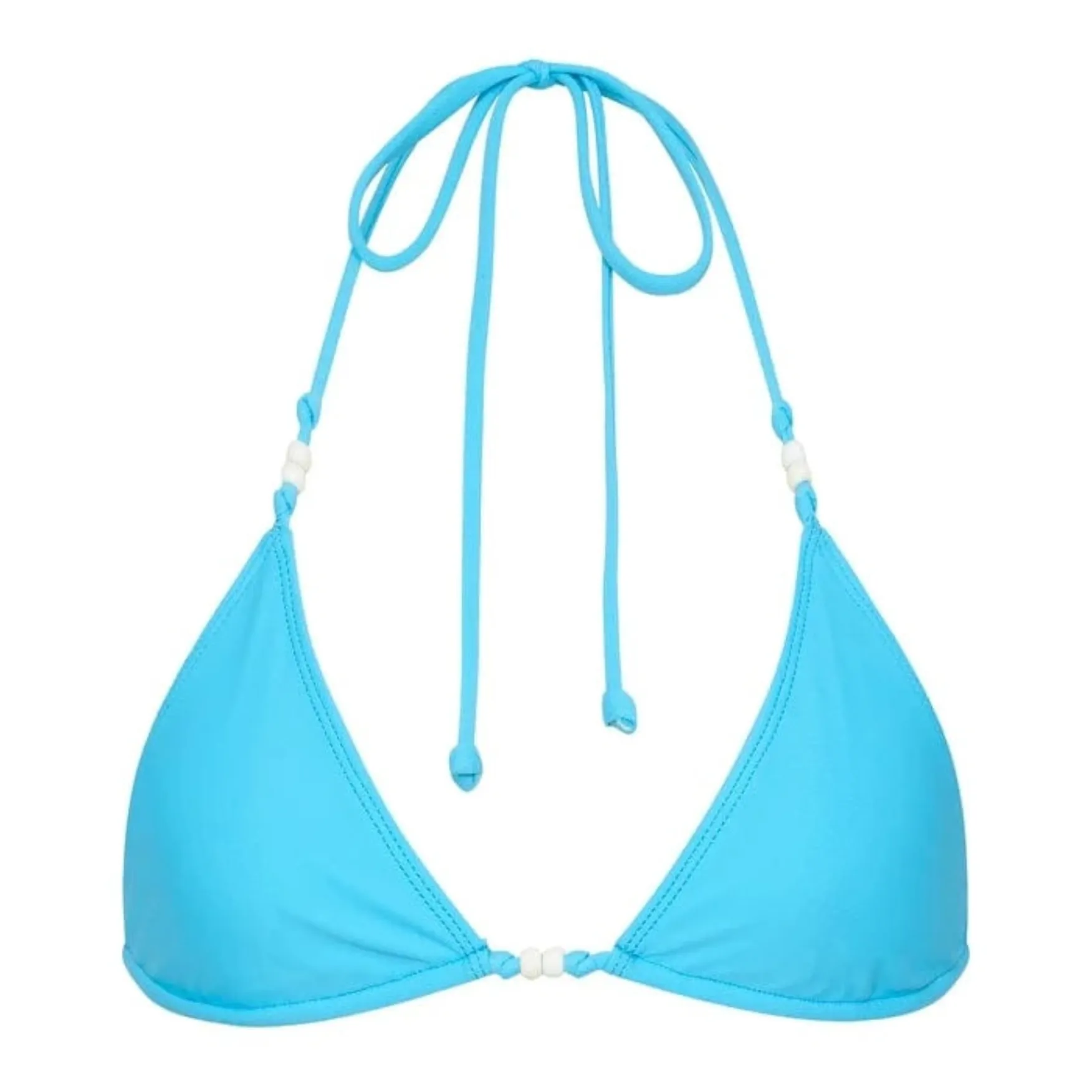 Faithfull The Brand Blue Uma Bikini Top