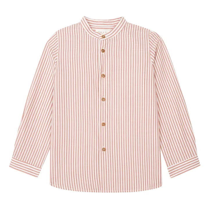 Striped Shirt | Terracotta- Product image n°0