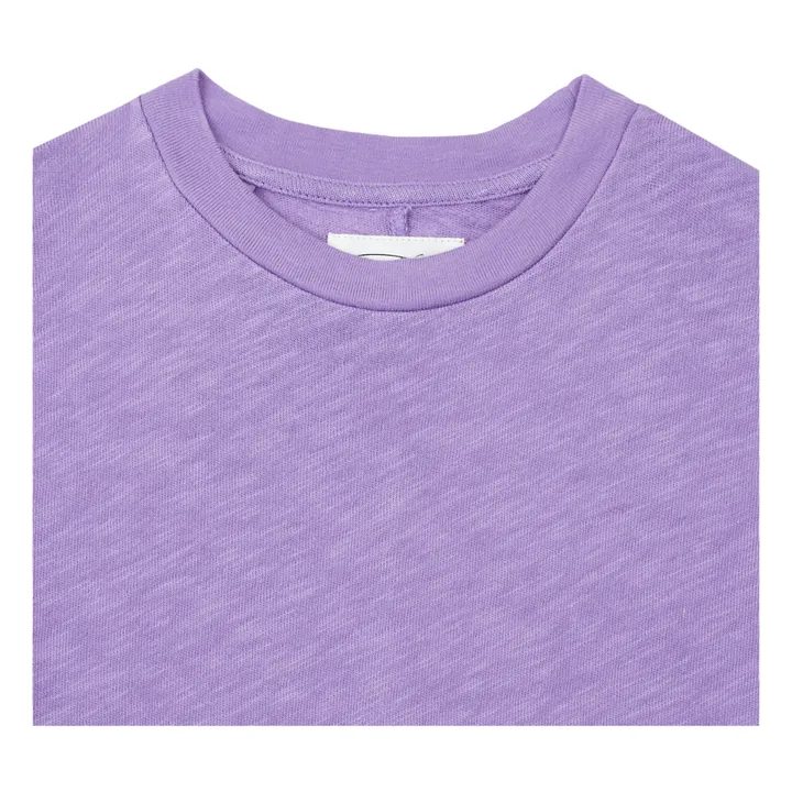 T-Shirt Unifarben | Violett- Produktbild Nr. 1