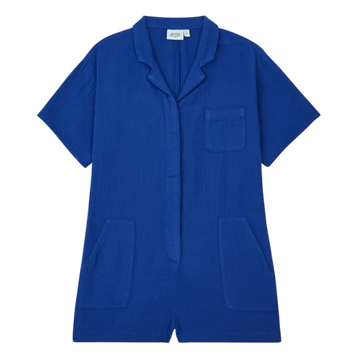 Combishorts Suki | Bleu indigo- Image produit n°0