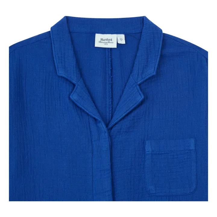 Combishorts Suki | Bleu indigo- Image produit n°1