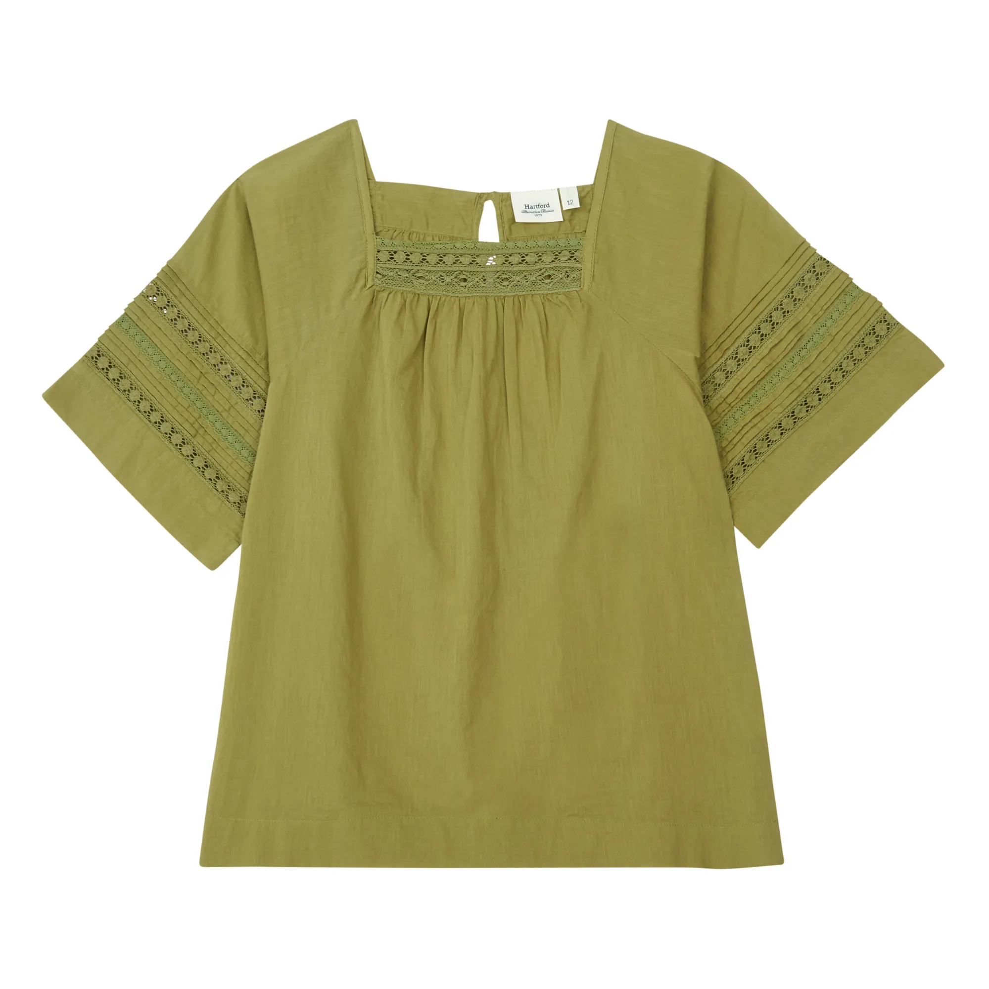 Hartford Khaki Hia Blouse