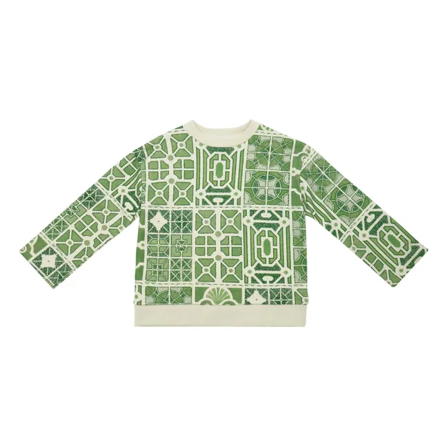 Sweatshirt Homey Bedruckt | Grün