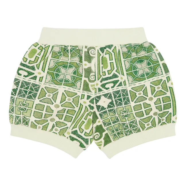 Gedruckte Shorts | Grün